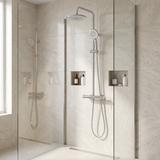 Duschgarnitur Rea Foss Clif Brush Nickel