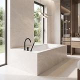 3-Loch-Badewannenarmatur Rea Lungo Black