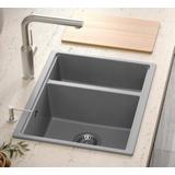 Granitspülbecken Logan 150 Grey Metallic