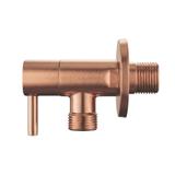 Nurgaventiil 1/2" x 3/8" Brush Copper