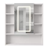 LED-Spiegelschrank Rea Luna 70x80cm