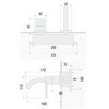 Unterputz Armatur Rea Foster Brush Nickel