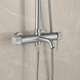 Doucheset Rea Lungo Stripe Brush Nickel