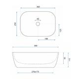 Aufsatzwaschbecken Rea Belinda mini stone matt