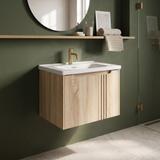 Bathroom vanity unit with sink Rea DB86-60L-3 Light 60cm