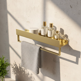 Badezimmerregal SF01 45cm gold brush