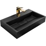 Waschbecken Konglomerat GOYA Black Matt 60 cm