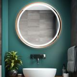 Mirror LED 80cm MMJ BRUSH COPPER