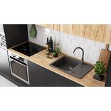 Spülbecken granit Nils Grey set 5in1
