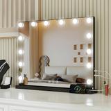Spiegel LED HOLLYWOOD Black