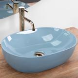 Aufsatzwaschbecken Rea LISA L.BLUE SHINY