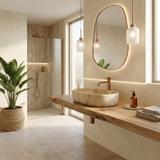 Countertop washbasin REA Nadia 60 Sahara