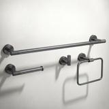 Badezimmer-Accessoire-Set GRID Titan 4-teilig