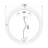 Mirror LED 100cm Modern
