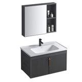 Badezimmermöbel-Set mit Waschbecken Astor 60cm Grey