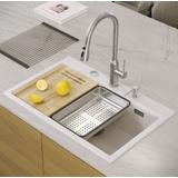 Pia de granito branco MARC 110 WORKSTATION