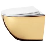 WC Schüssel Randlos Rea Carlo Mini Tornado NFQ GOLD WHITE