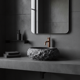 Aufsatzwaschbecken Rea Mika Gabro Black