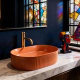 Countertop washbasin Rea Vanda Cinnamon Matt
