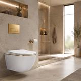 WC Schüssel Randlos Rea Carlo Mini Tornado NF GOLD EDGE