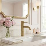 Waschbeckenarmatur Rea Lungo Stripe Brush Gold Low