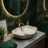 Nadgradni umivaonik Rea Pearl Ruststone