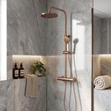 Shower set with thermostat Rea Parot Light Brush Copper