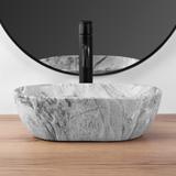 Νιπτήρας  Rea AMELIA MINI STONE MATT 38 x 26 x 12 εκ