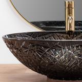 Countertop Basin REA FROST BLACK