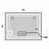 Spiegel LED 80x60cm HAVEN