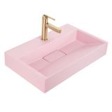 Lavabo de conglomerado GOYA PINK 60CM + marco