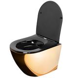 Toilet bowl Carlo Mini Flat Gold/Black