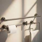 Badezimmer-Accessoire-Set GRID Titan 4-teilig