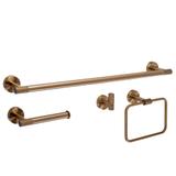 Badezimmer-Accessoire-Set GRID Brush Copper 4-teilig