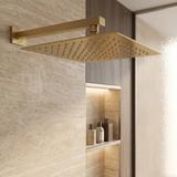 Квадратен душ пита REA JS-P015BG 30cm Brush Gold
