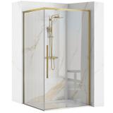 Cabina de dus SOLAR GOLD Brush 90x90 cm