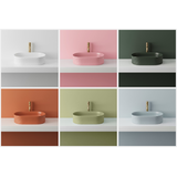 Countertop washbasin Rea Vanda Olive Matt
