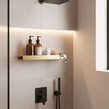 Bathroom shelf SF03 60cm gold brush
