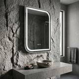 Зеркало LED ZONE 80x60 BRUSH NICKEL