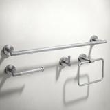 Badezimmer-Accessoire-Set GRID Brush Nickel 4-teilig