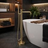 Freistehende Badewannenarmatur Rea Foster Brush Gold