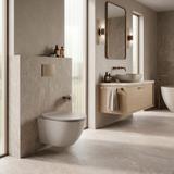 Toilet bowl REA Carlo Mini Tornado Greige