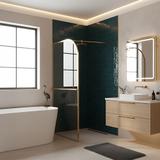 Duschwand Rea Sky Brush Gold 100