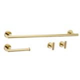Badezimmer-Accessoire-Set Ari Gold  4-teilig