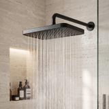 Rectangular shower head REA JS-032 Black