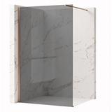 Duschwand Rea Flexi Grey / Brush Copper 90