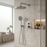Unterputz Duschset Rea Lungo Stripe Nickel Brush + BOX
