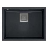 Granitspülbecken DAVID 50 Black Metallic