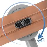 Linear drainage REA Neox Slim pro Brushed Copper 100