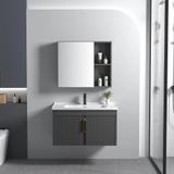 Badezimmermöbel-Set mit Waschbecken Astor 60cm Grey